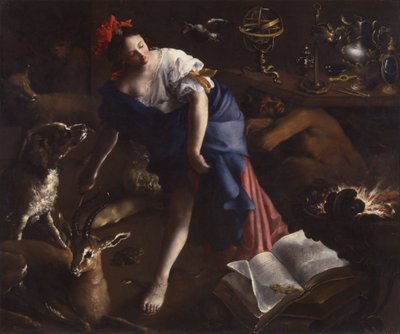 The Sorceress by Bartolomeo Guidobono